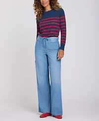 Nydj Women's Teresa Wide-Leg Jeans with Drawstring Waist