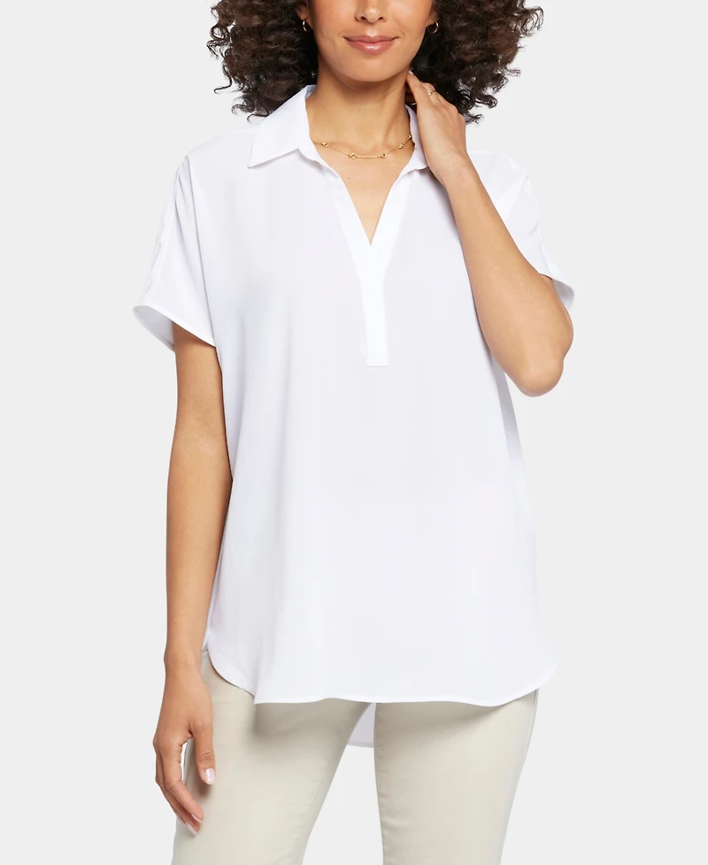 Nydj Women's Short-Sleeve Becky Top