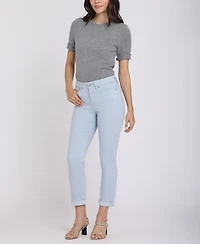 Nydj Women's Sheri Slim Ankle Jeans with Roll Cuff