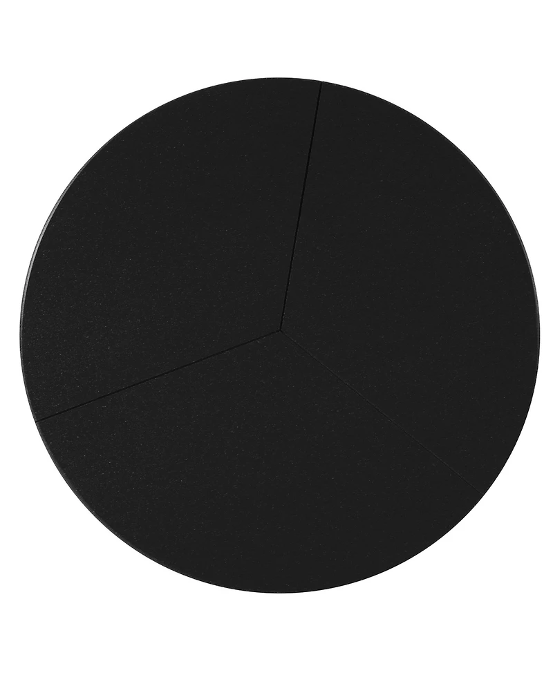 WestinTrends Hdpe Plastic Outdoor Round Adirondack Patio Side Table