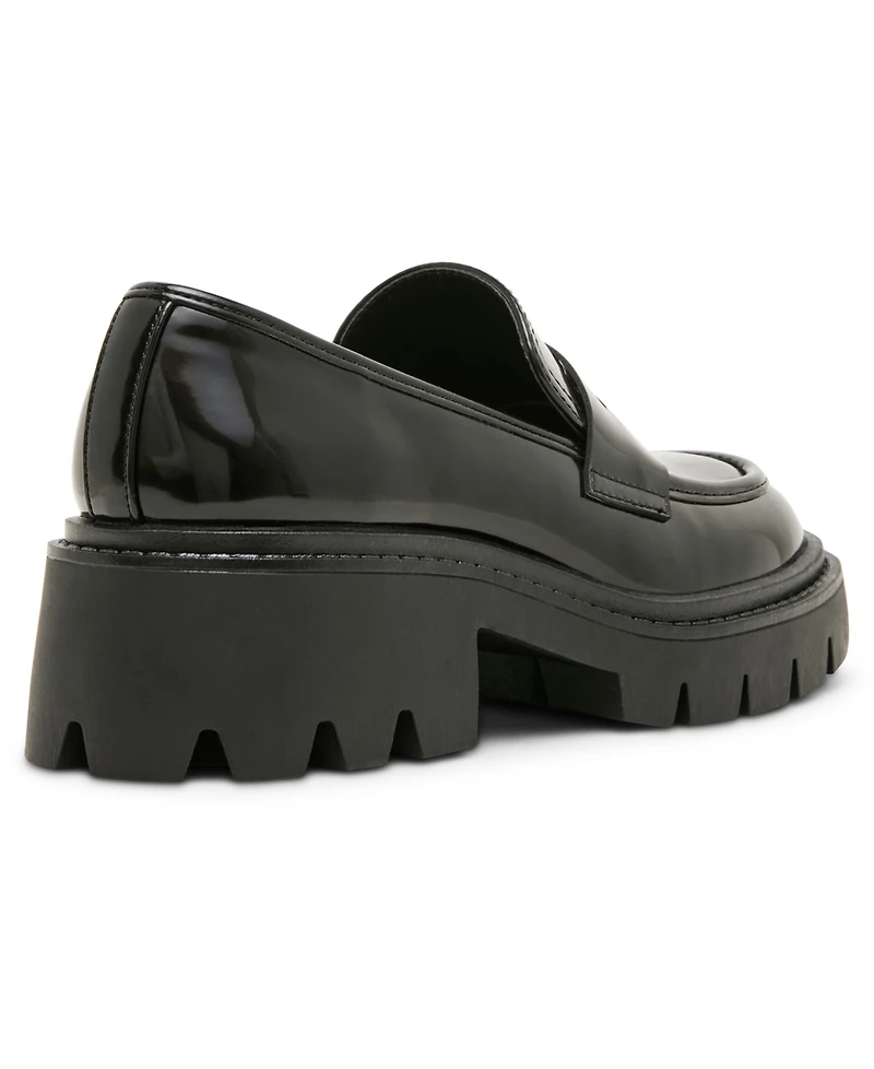 Madden Girl Women's Millie Lug-Sole Tailored Loafers