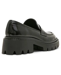 Madden Girl Women's Millie Lug-Sole Tailored Loafers