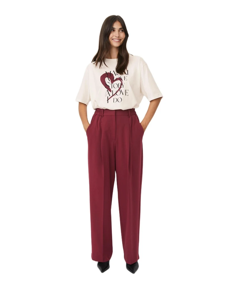 Masai Copenhagen Women's Mapryscian High Waisted Wide Leg Pants