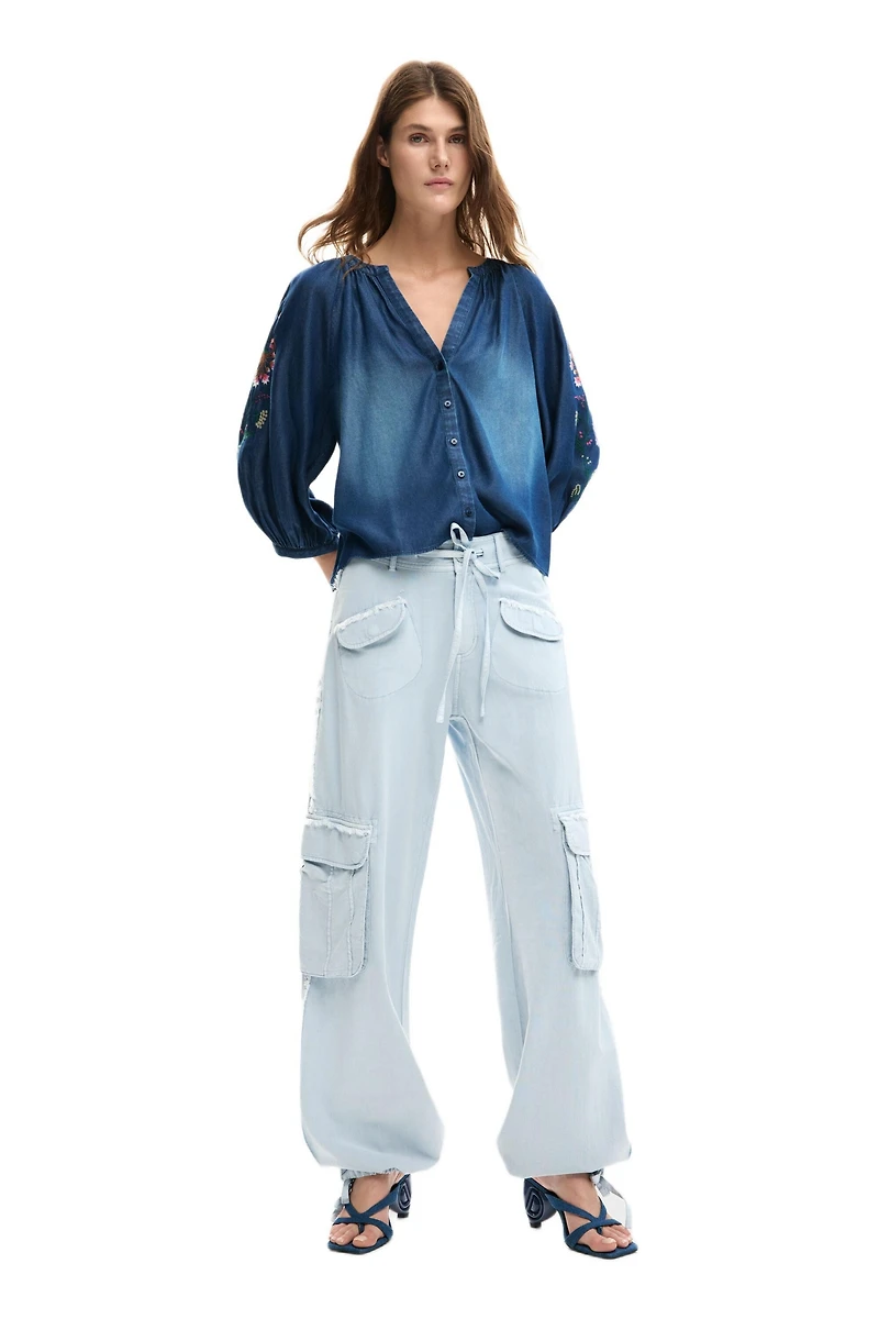 Desigual Women's Cargo pants with pockets