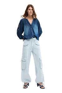 Desigual Women's Cargo pants with pockets