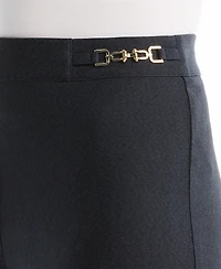 Rafaella Petite Horse Bit Pull-On Capri Pants