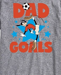 Airwaves Men's Disney Goofy Dad Goals Short-Sleeve Graphic T-Shirt