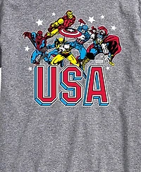 Airwaves Men's Marvel Usa Short-Sleeve Graphic T-Shirt