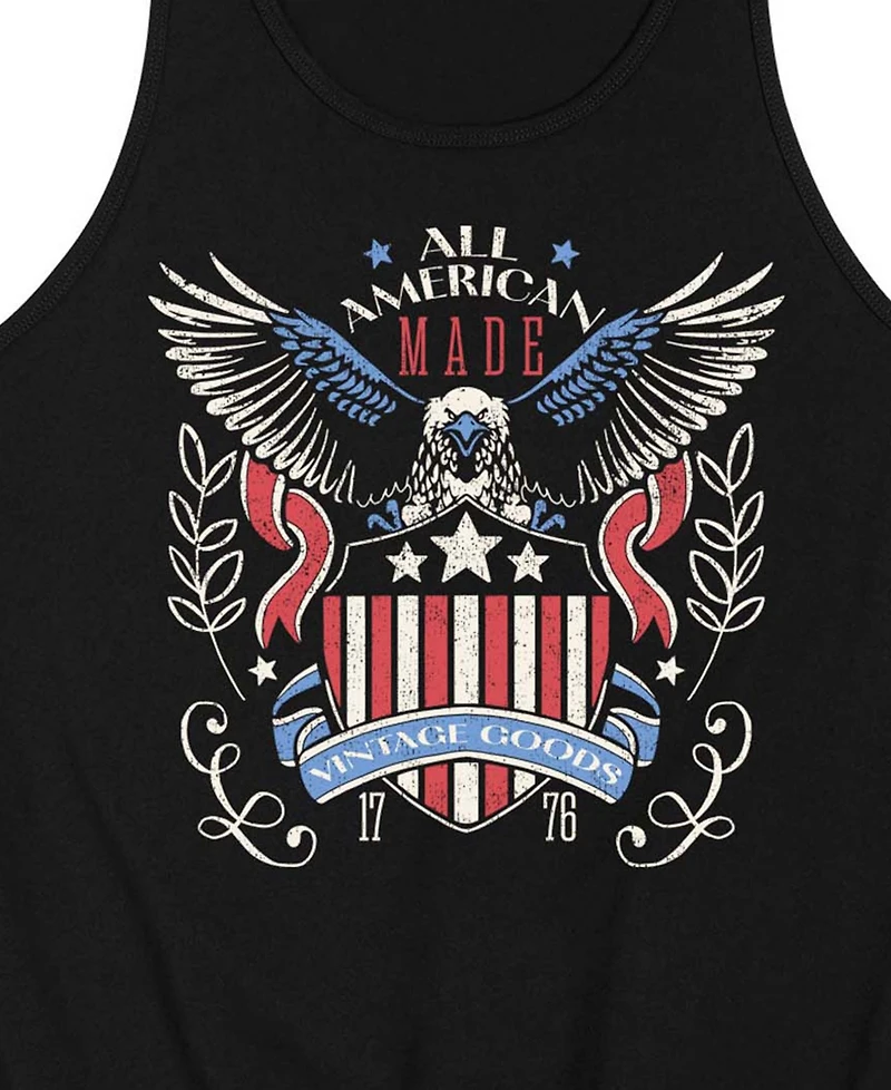 Airwaves Men's All American Vintage Goods Sleeveless Graphic Tank T-Shirts