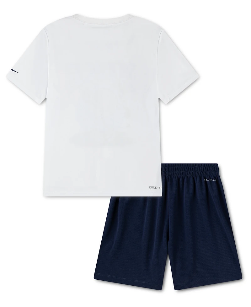 Nike Boys' 4-7 Short-Sleeve T-Shirt and Shorts, 2-Piece Set