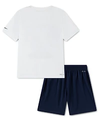 Nike Boys' 4-7 Short-Sleeve T-Shirt and Shorts, 2-Piece Set