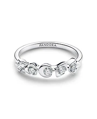 Pandora Talisman Sterling Silver Lab-Grown Diamond Symbols Ring
