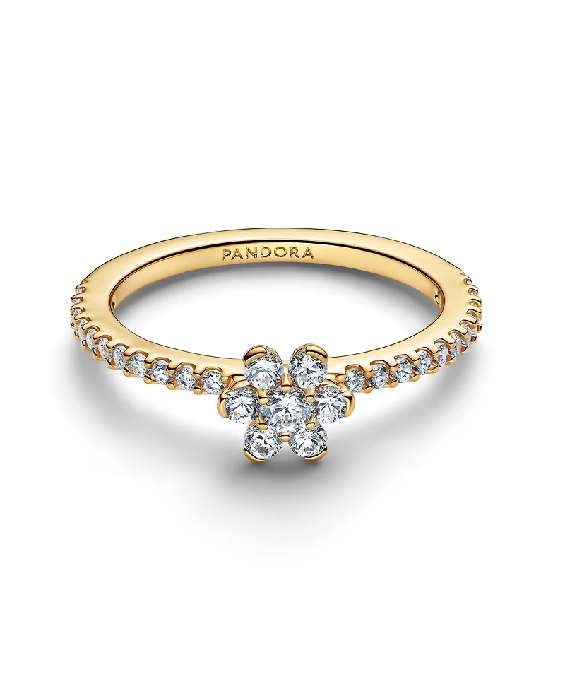 Pandora Sparkling Flower Ring