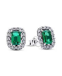 Pandora Sparkling Rectangular Stud Earrings