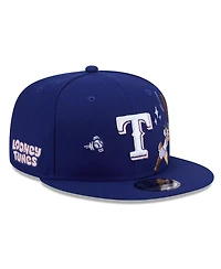 New Era Men's Royal Texas Rangers Looney Tunes Lola Bunny 9FIFTY Snapback Hat