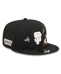 New Era Men's Black San Francisco Giants Looney Tunes Lola Bunny 9FIFTY Snapback Hat