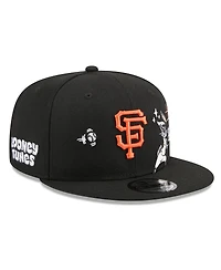 New Era Men's Black San Francisco Giants Looney Tunes Bugs Bunny 9FIFTY Snapback Hat