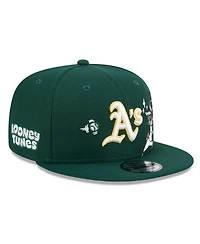 New Era Men's Green Athletics Looney Tunes Bugs Bunny 9FIFTY Snapback Hat