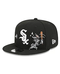 New Era Men's Black Chicago White Sox Looney Tunes Bugs Bunny 9FIFTY Snapback Hat