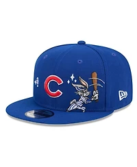 New Era Men's Royal Chicago Cubs Looney Tunes Bugs Bunny 9FIFTY Snapback Hat