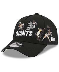 New Era Men's Black San Francisco Giants Looney Tunes A-Frame 9FORTY Adjustable Hat