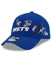 New Era Men's Royal New York Mets Looney Tunes A-Frame 9FORTY Adjustable Hat