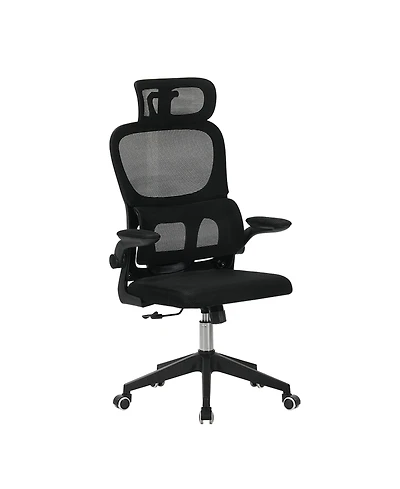 Flynama High Back Ergonomic Mesh Office Chair,3D Headrest Big and Tall Desk Chair