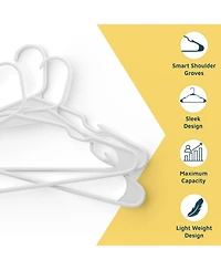 Lifemaster 120 Pc Plastic Clothes Hanger Set
