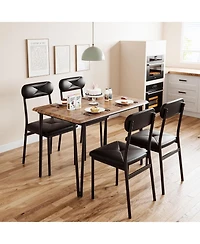 gaomon Kitchen Table 4-Piece Dining Table Set For Small Spaces-Apartment Size Kitchen Table
