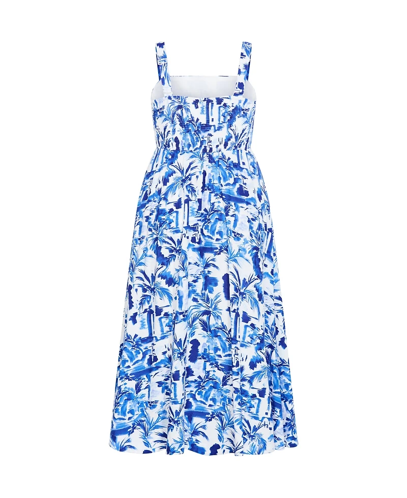 City Chic Women's Collins Print Maxi Dress