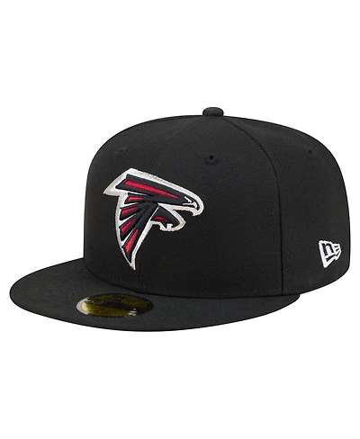 New Era Men's Black Atlanta Falcons 59FIFTY Fitted Hat