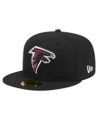 New Era Men's Black Atlanta Falcons 59FIFTY Fitted Hat