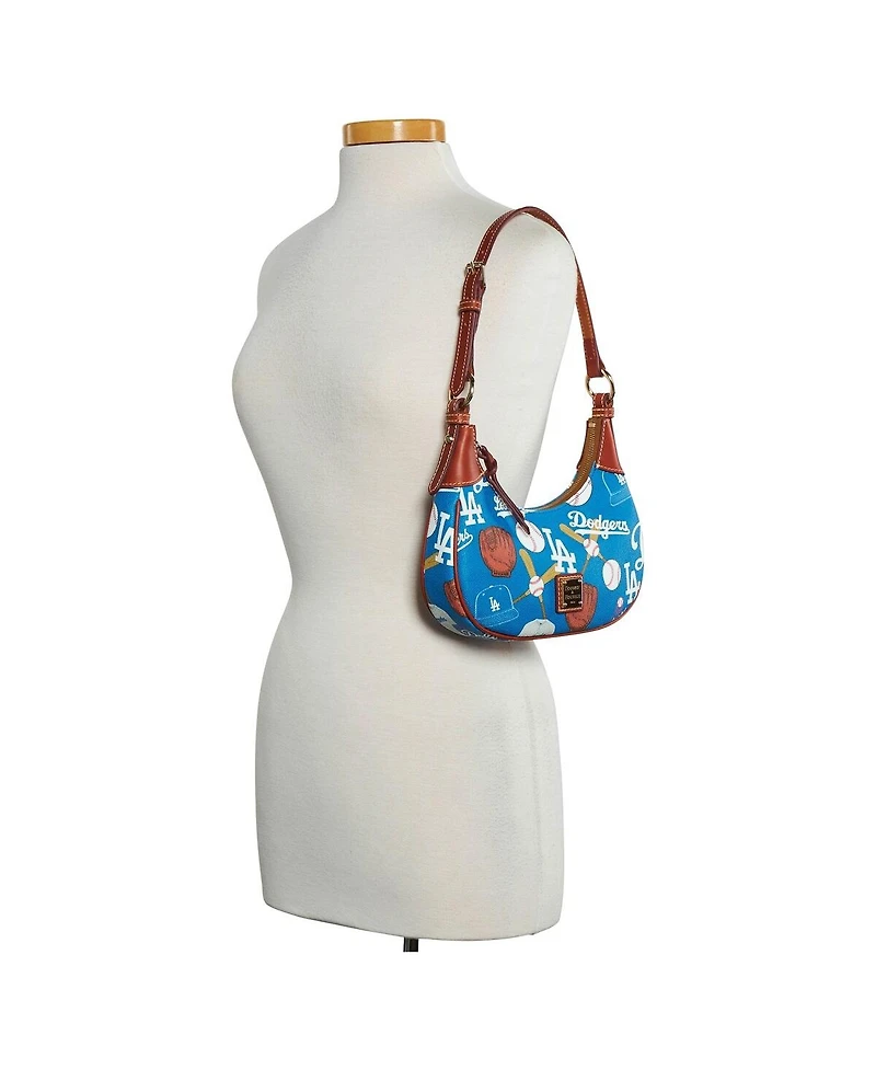 Dooney & Bourke Los Angeles Dodgers Luca Leather Hobo Purse