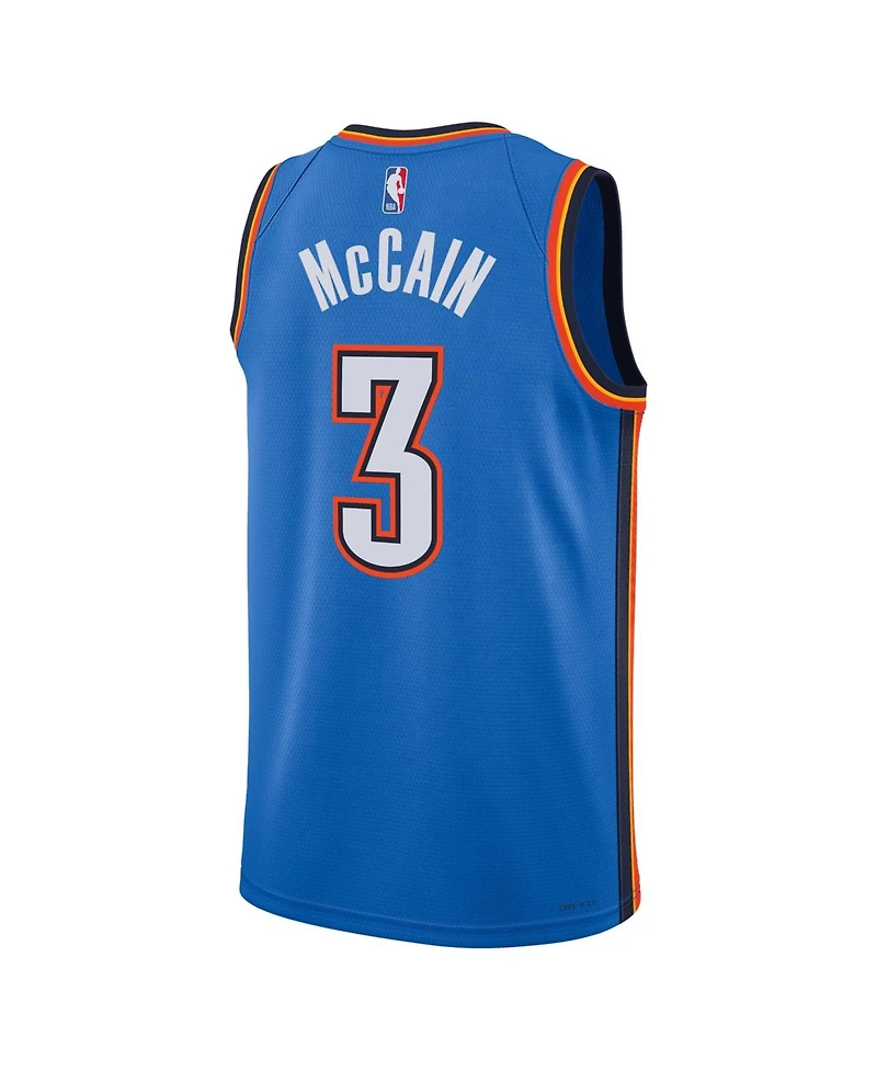 Nike Men's and Women's Jared McCain Blue Oklahoma City Thunder Icon Edition Swingman Jersey