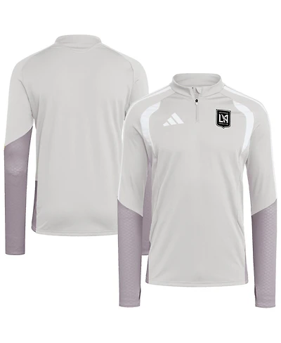 Adidas Men's Silver Lafc 2026 Tiro Competition Quarter-Zip Training Sweatshirt