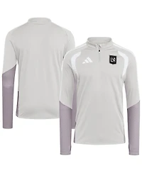 Adidas Men's Silver Lafc 2026 Tiro Competition Quarter-Zip Training Sweatshirt