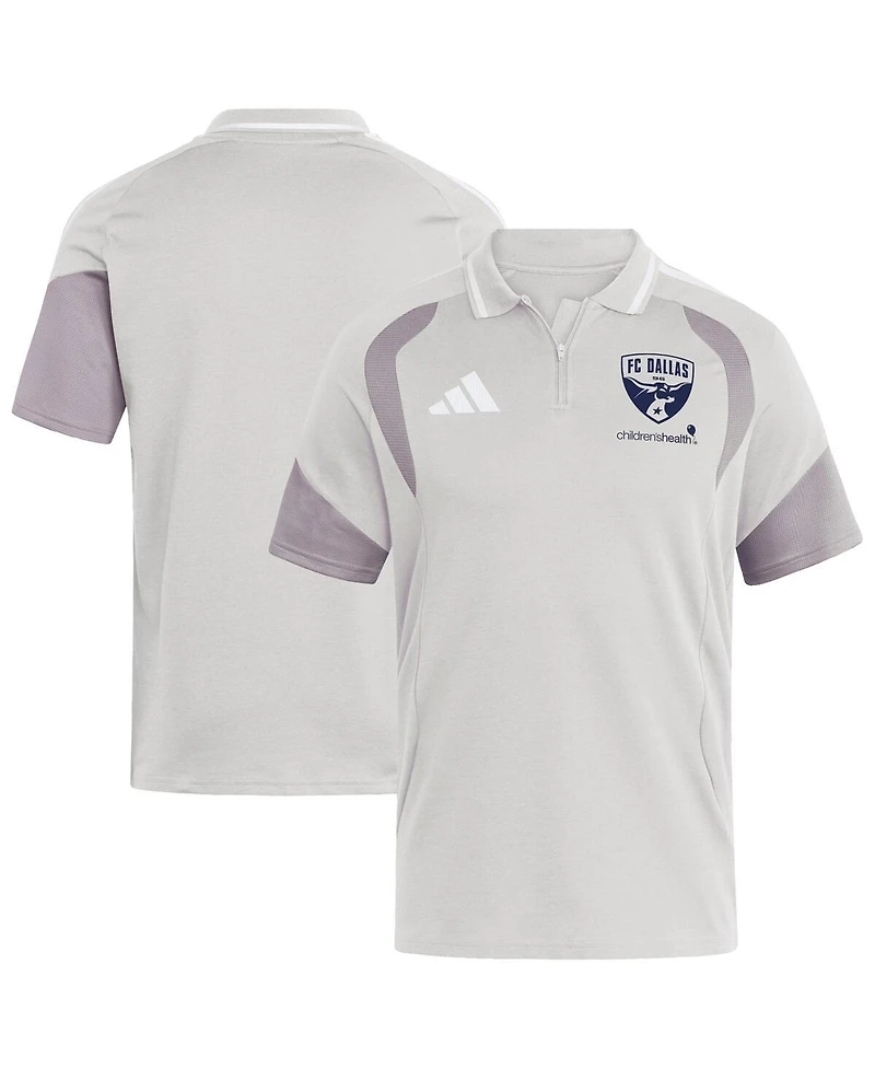 Adidas Men's Silver Fc Dallas 2026 Tiro Competition Polo Shirt
