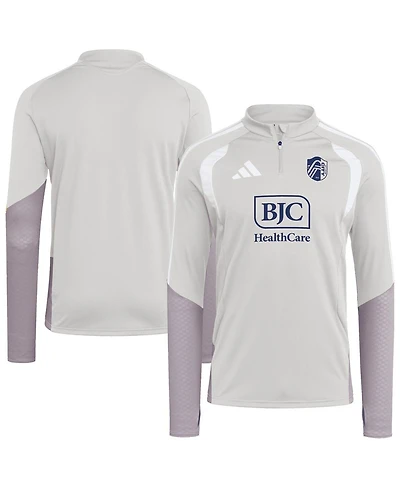 Adidas Men's Silver St. Louis City Sc 2026 Tiro Competition Quarter-Zip Training Sweatshirt