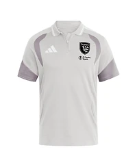 Adidas Men's Silver San Jose Earthquakes 2026 Tiro Competition Polo Shirt