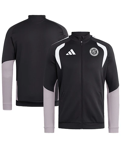 Adidas Men's Black New York City Fc 2026 Competition Training Full-Zip Jacket