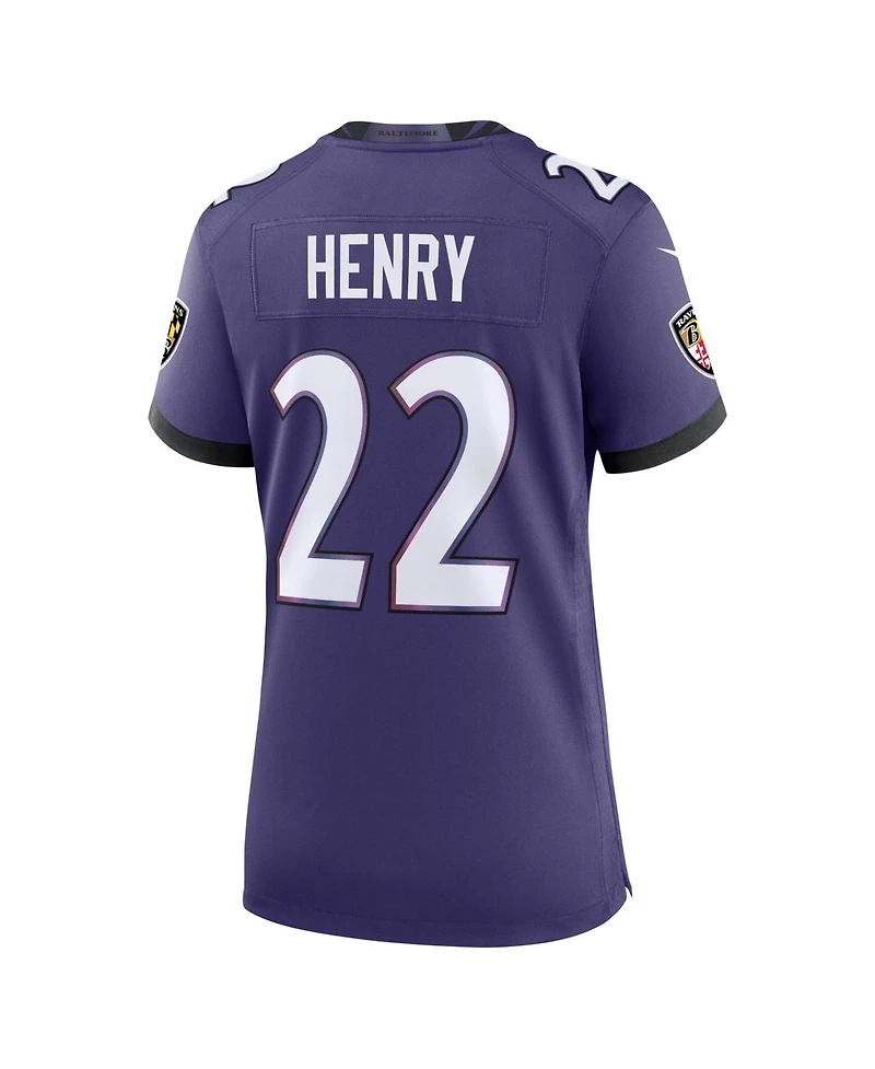 Nike Women's Derrick Henry Purple Baltimore Ravens Team Game Jersey