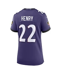 Nike Women's Derrick Henry Purple Baltimore Ravens Team Game Jersey