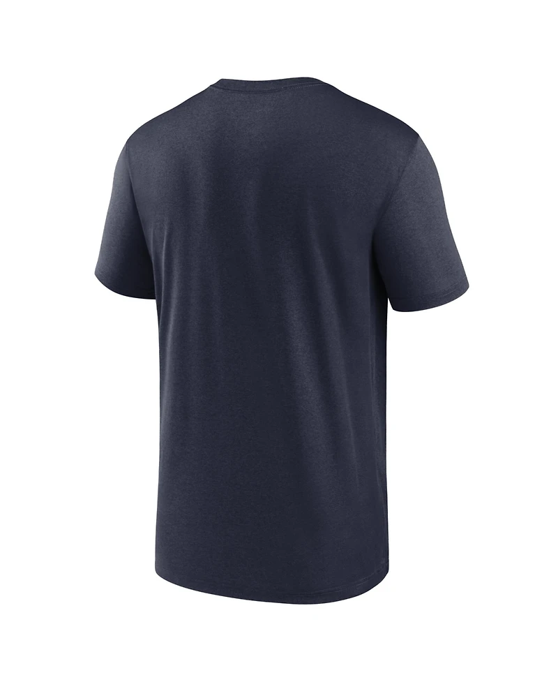 Nike Men's Navy Auburn Tigers Primetime Legend Kinetic Mantra Dri-fit T-Shirt