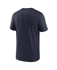 Nike Men's Navy Auburn Tigers Primetime Legend Kinetic Mantra Dri-fit T-Shirt