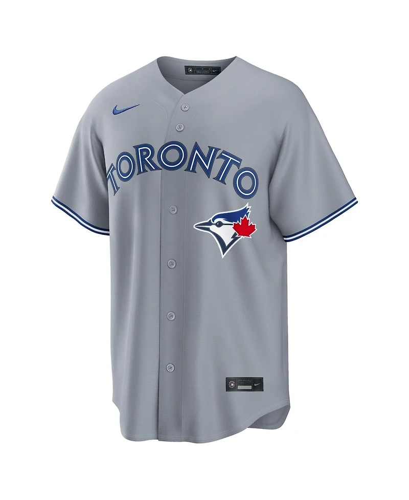 Nike Men's Anthony Santander Gray Toronto Blue Jays Road Replica Jersey
