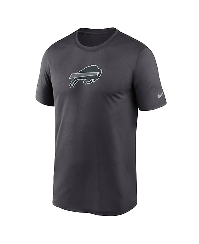 Nike Men's Anthracite Buffalo Bills Sideline Lead The Charge Legend Dri-fit T-Shirt