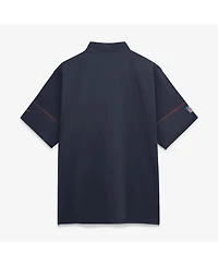 Nike Men's Navy Chicago Bears Sideline Short Sleeve Quarter-Zip Coaches Jacket