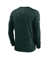 Nike Men's Green Bay Packers Sideline Offensive Transition Velocity Dri-fit Long Sleeve T-Shirt
