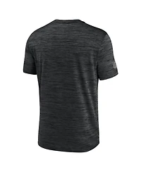 Nike Men's Black Las Vegas Raiders Sideline Double Covered Dri-fit Velocity T-Shirt