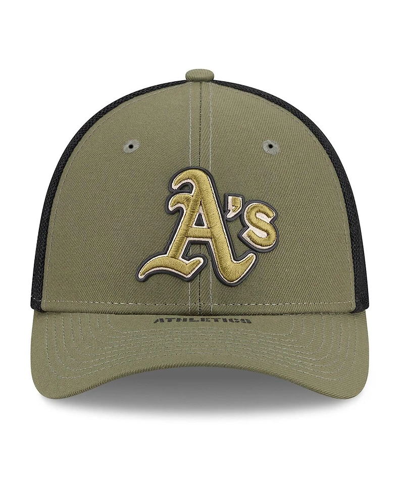 New Era Men's Olive Athletics 2026 Armed Forces Day 39THIRTY M-Crown Flex Hat